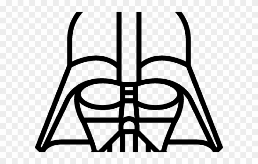 Detail Darth Vader Clipart Black And White Nomer 29