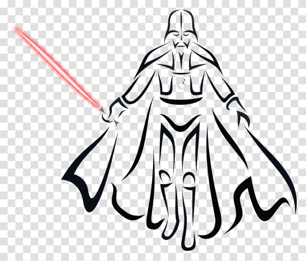 Detail Darth Vader Clipart Black And White Nomer 31