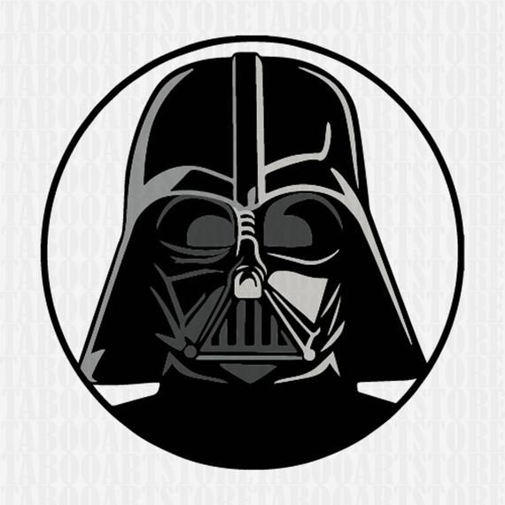 Detail Darth Vader Clipart Black And White Nomer 32