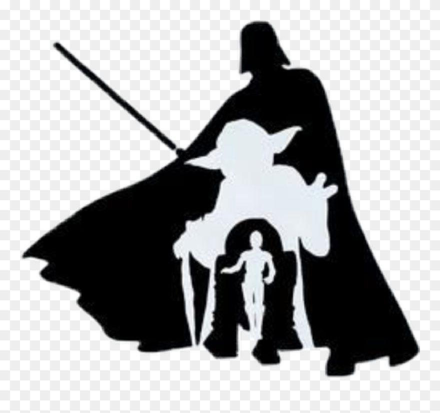 Detail Darth Vader Clipart Black And White Nomer 38