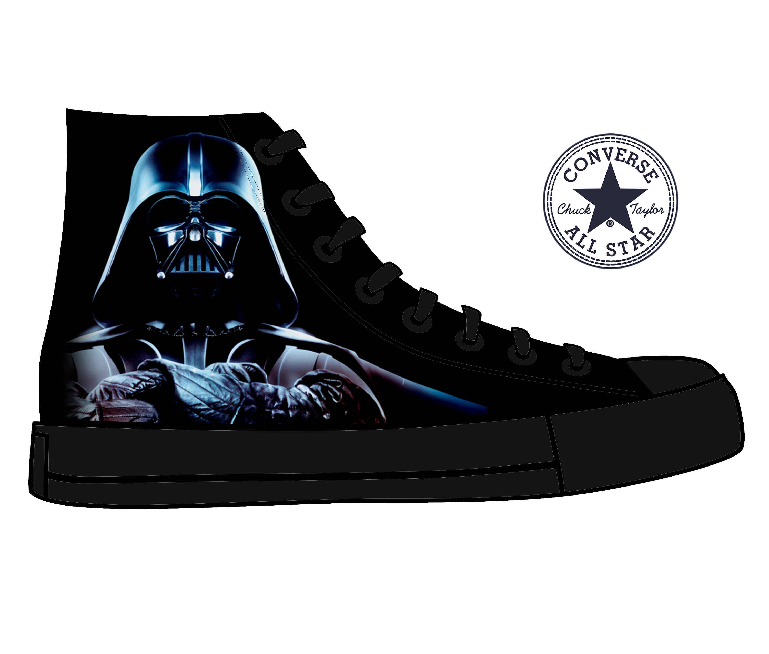 Detail Darth Vader Converse Nomer 6