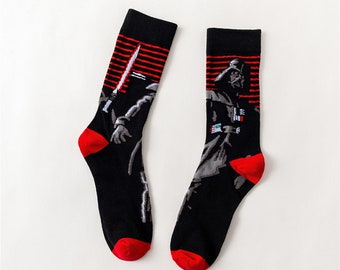 Detail Darth Vader Dress Socks Nomer 26