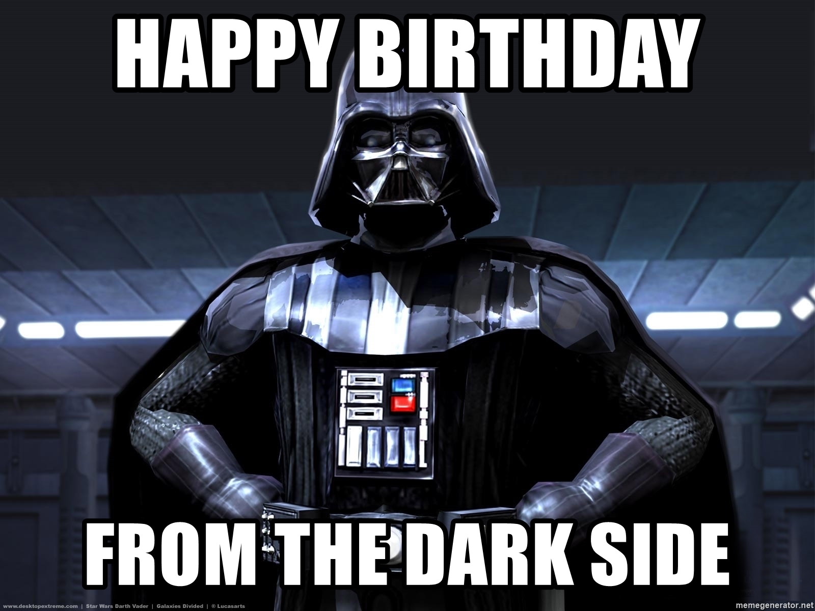 Detail Darth Vader Happy Birthday Meme Nomer 3