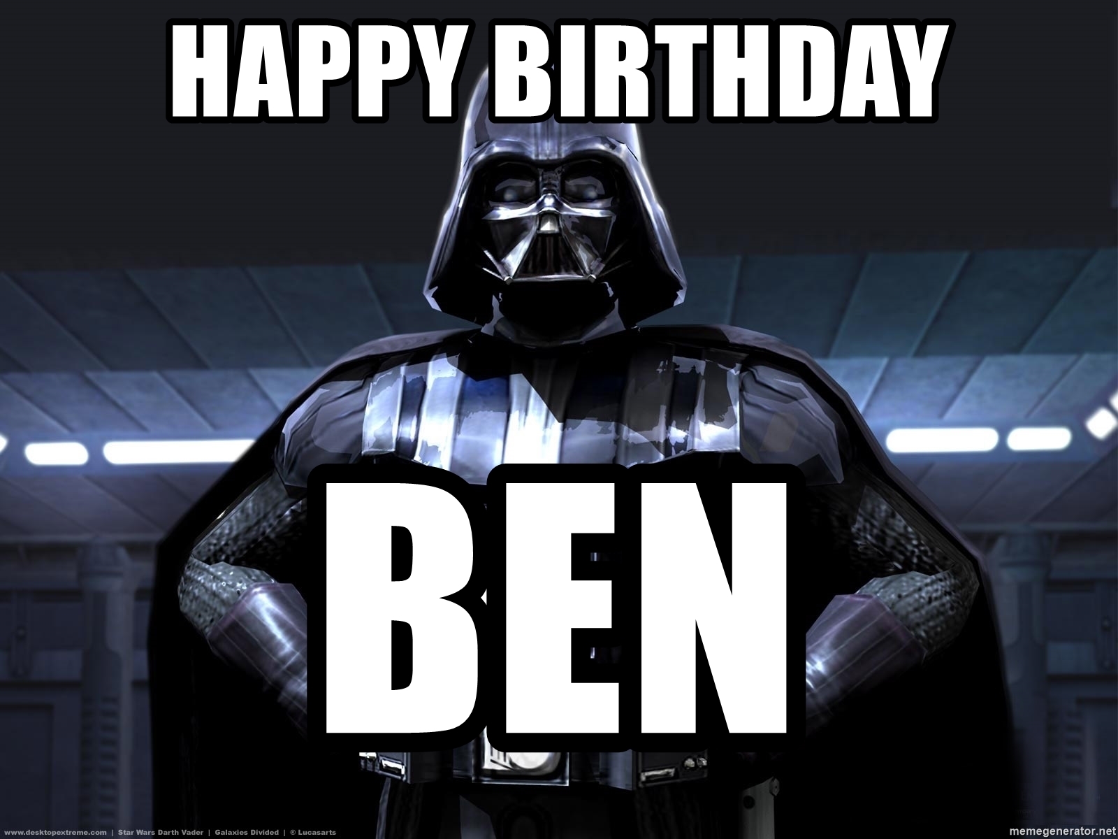 Detail Darth Vader Happy Birthday Meme Nomer 7