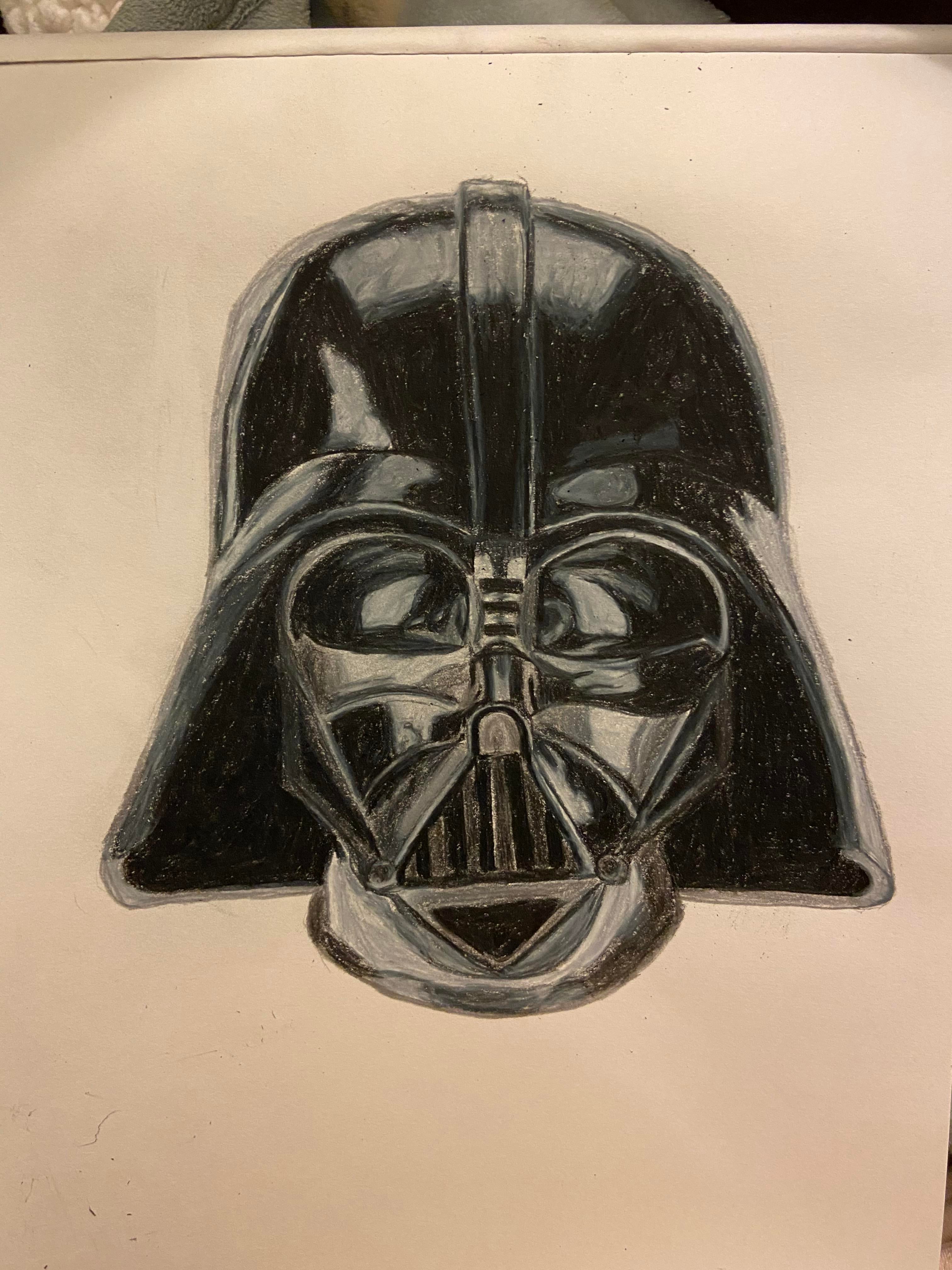 Darth Vader Helmet Pencil Drawing - 56+ Koleksi Gambar