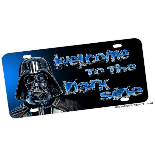 Detail Darth Vader License Plate Frame Nomer 11