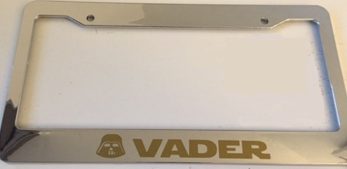 Detail Darth Vader License Plate Frame Nomer 17