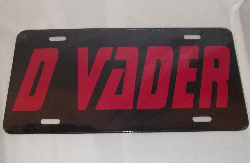 Detail Darth Vader License Plate Frame Nomer 19