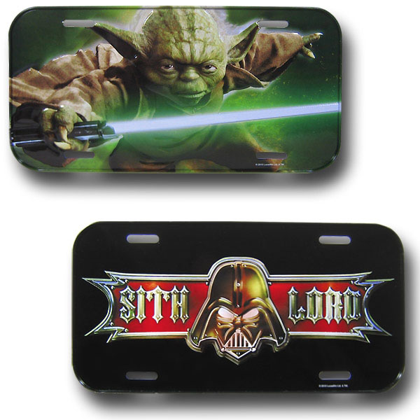 Detail Darth Vader License Plate Frame Nomer 24