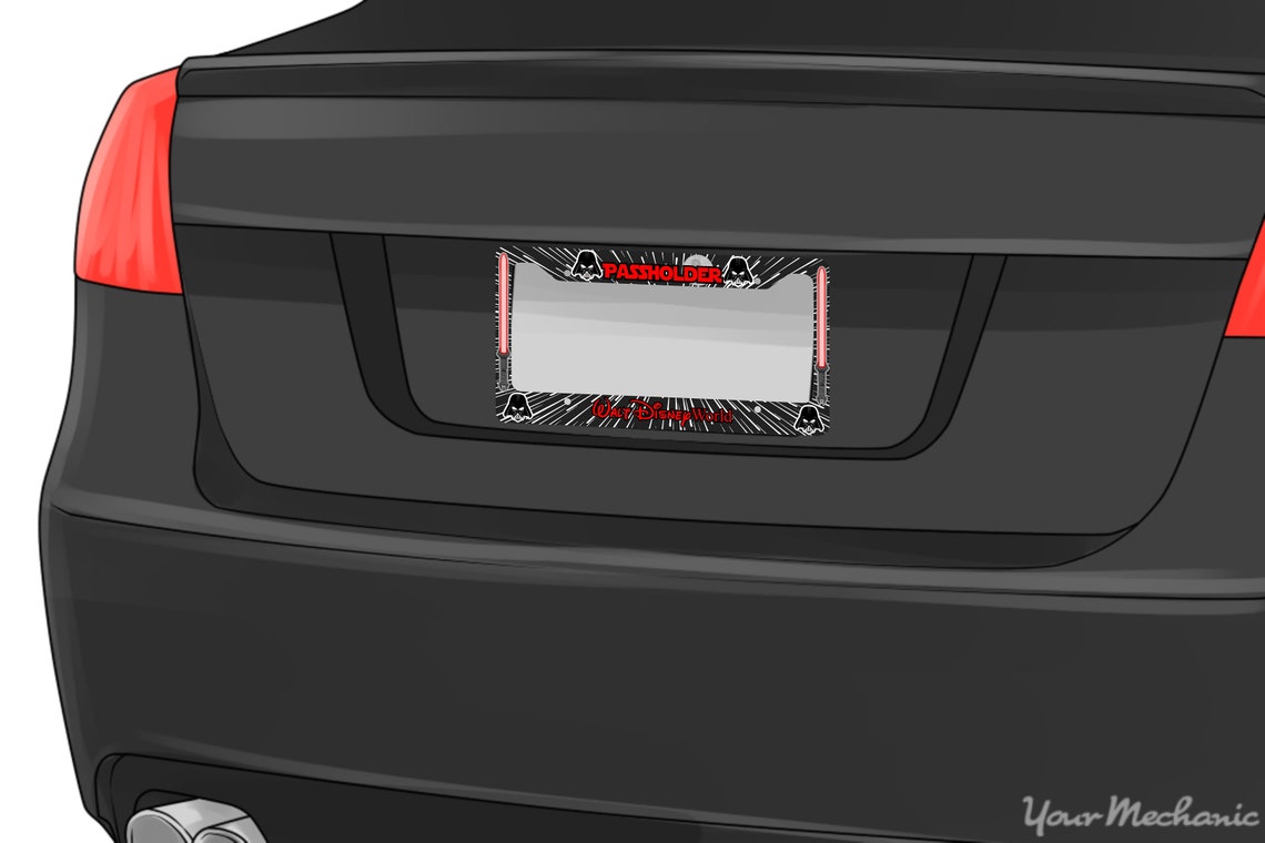 Detail Darth Vader License Plate Frame Nomer 28