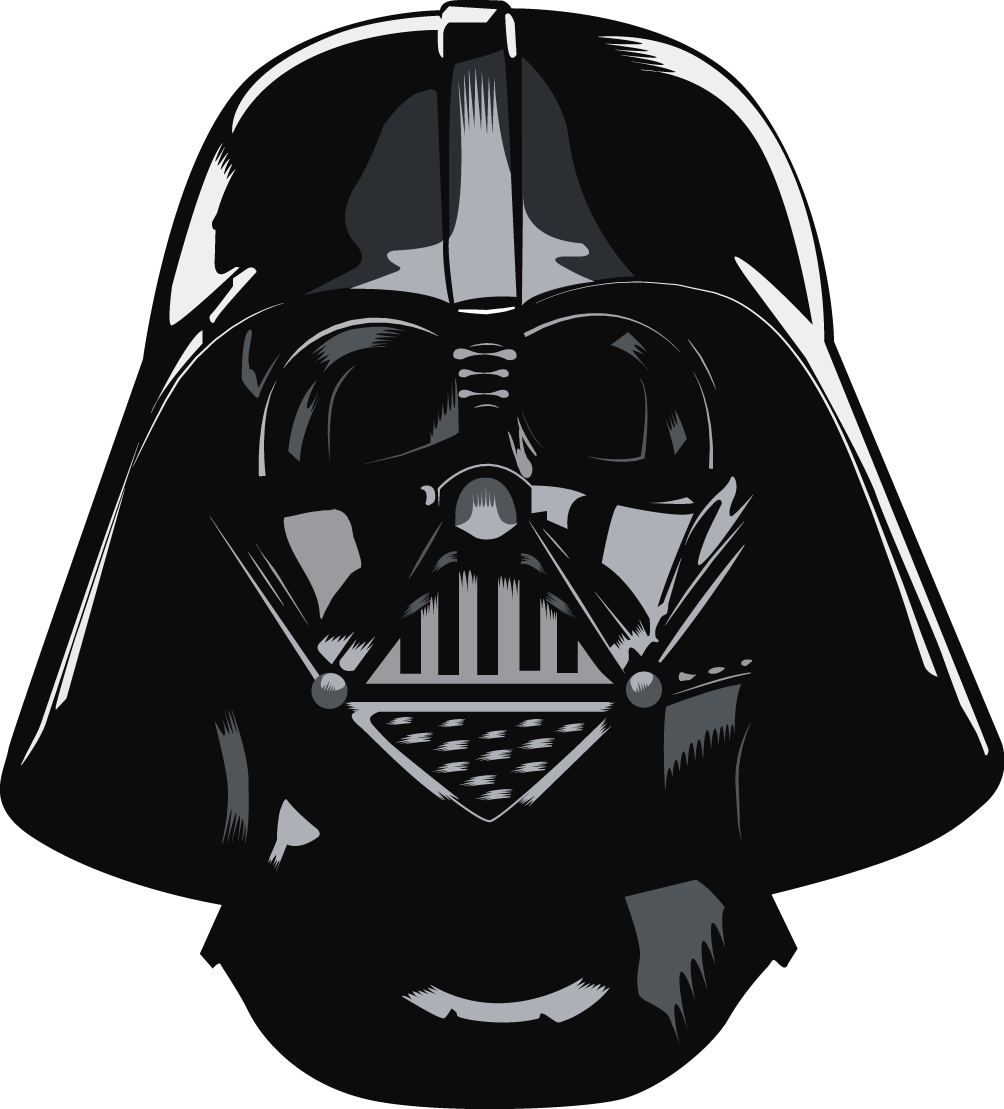 Detail Darth Vader Mask Clip Art Nomer 15