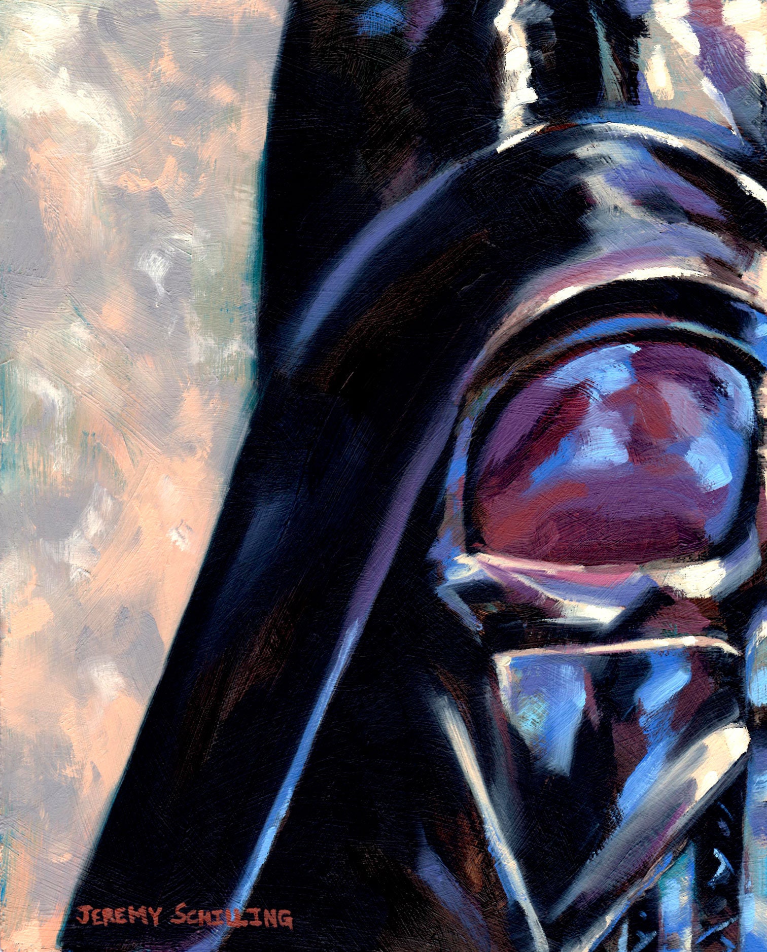 Detail Darth Vader Oil Painting Nomer 22