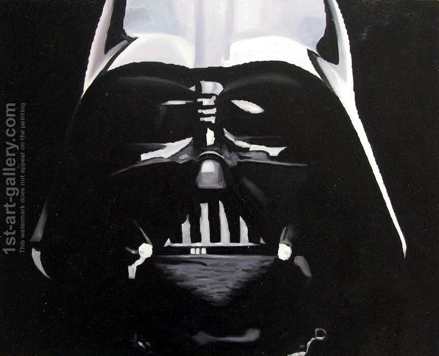 Detail Darth Vader Oil Painting Nomer 25