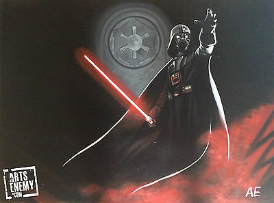 Detail Darth Vader Oil Painting Nomer 32