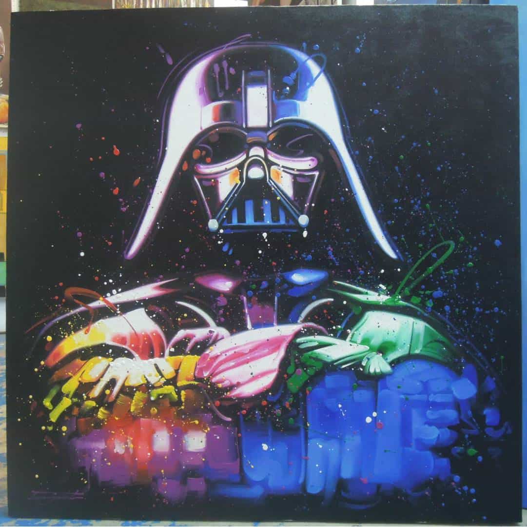 Detail Darth Vader Oil Painting Nomer 39