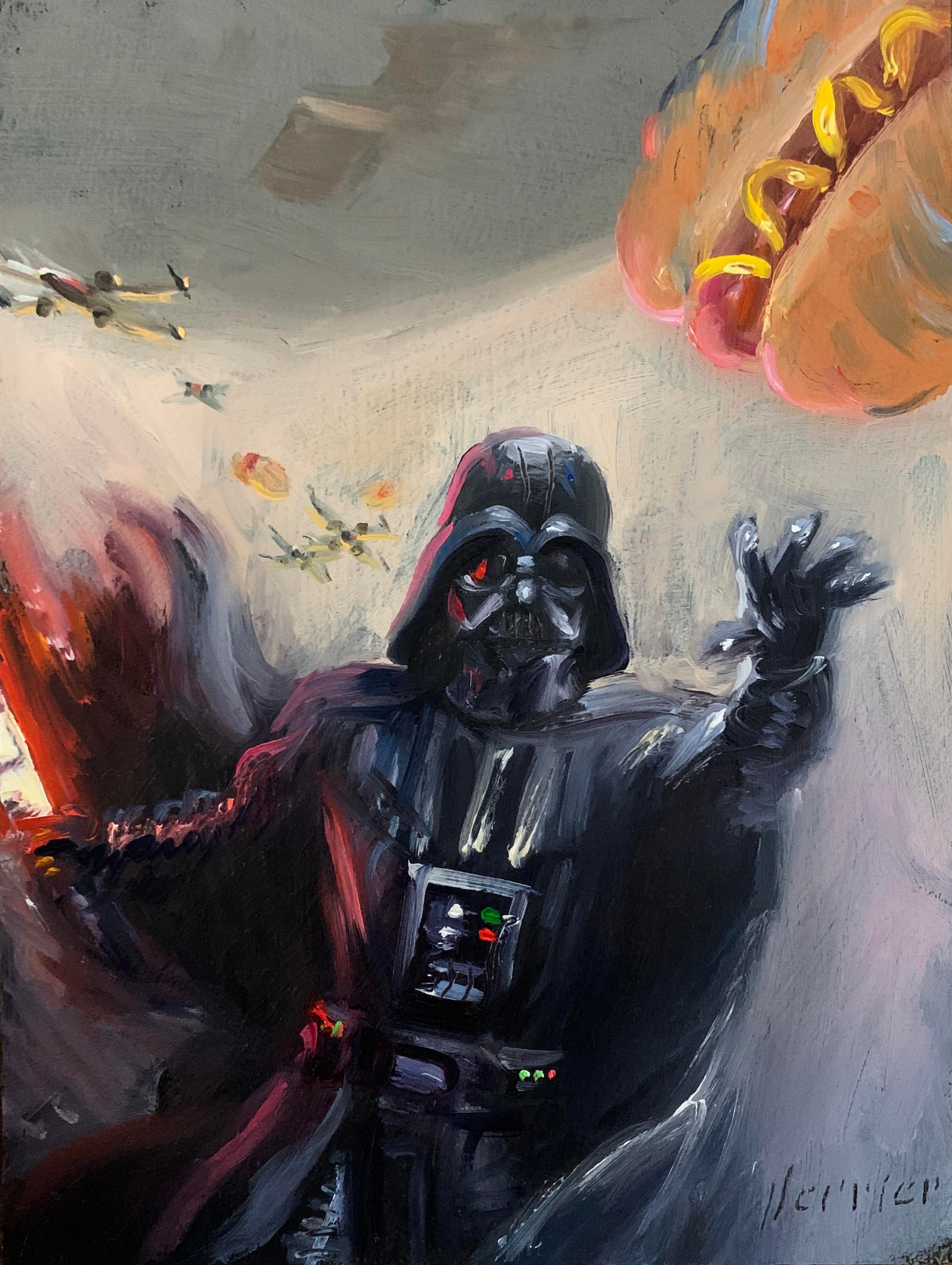 Detail Darth Vader Oil Painting Nomer 40