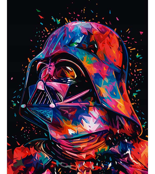 Detail Darth Vader Paint By Numbers Nomer 2