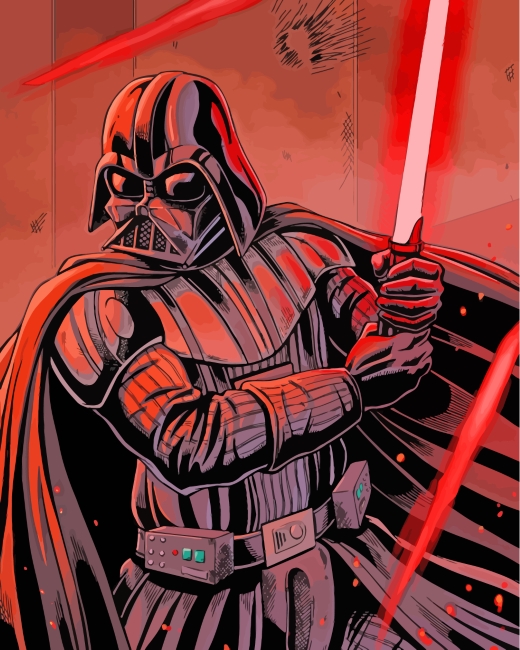 Detail Darth Vader Paint By Numbers Nomer 37