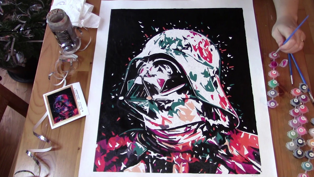 Detail Darth Vader Paint By Numbers Nomer 6