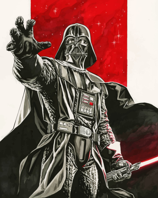 Detail Darth Vader Paint By Numbers Nomer 7