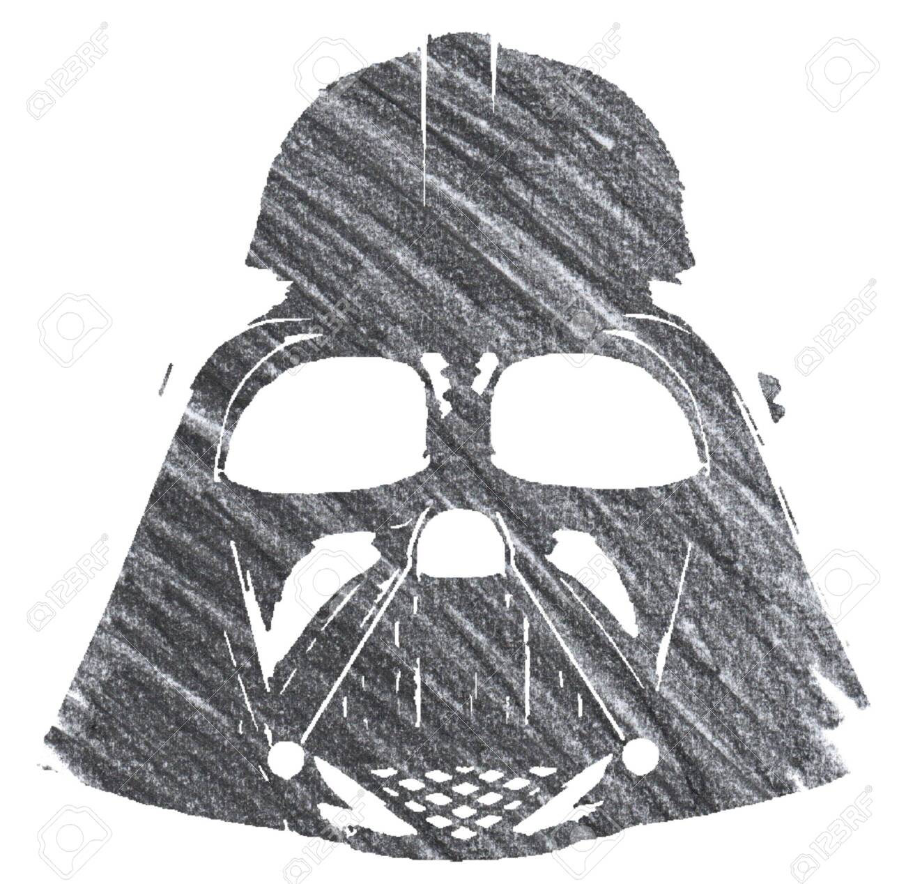 Detail Darth Vader Pencil Drawing Nomer 23