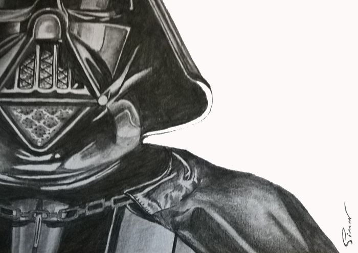 Detail Darth Vader Pencil Drawing Nomer 29