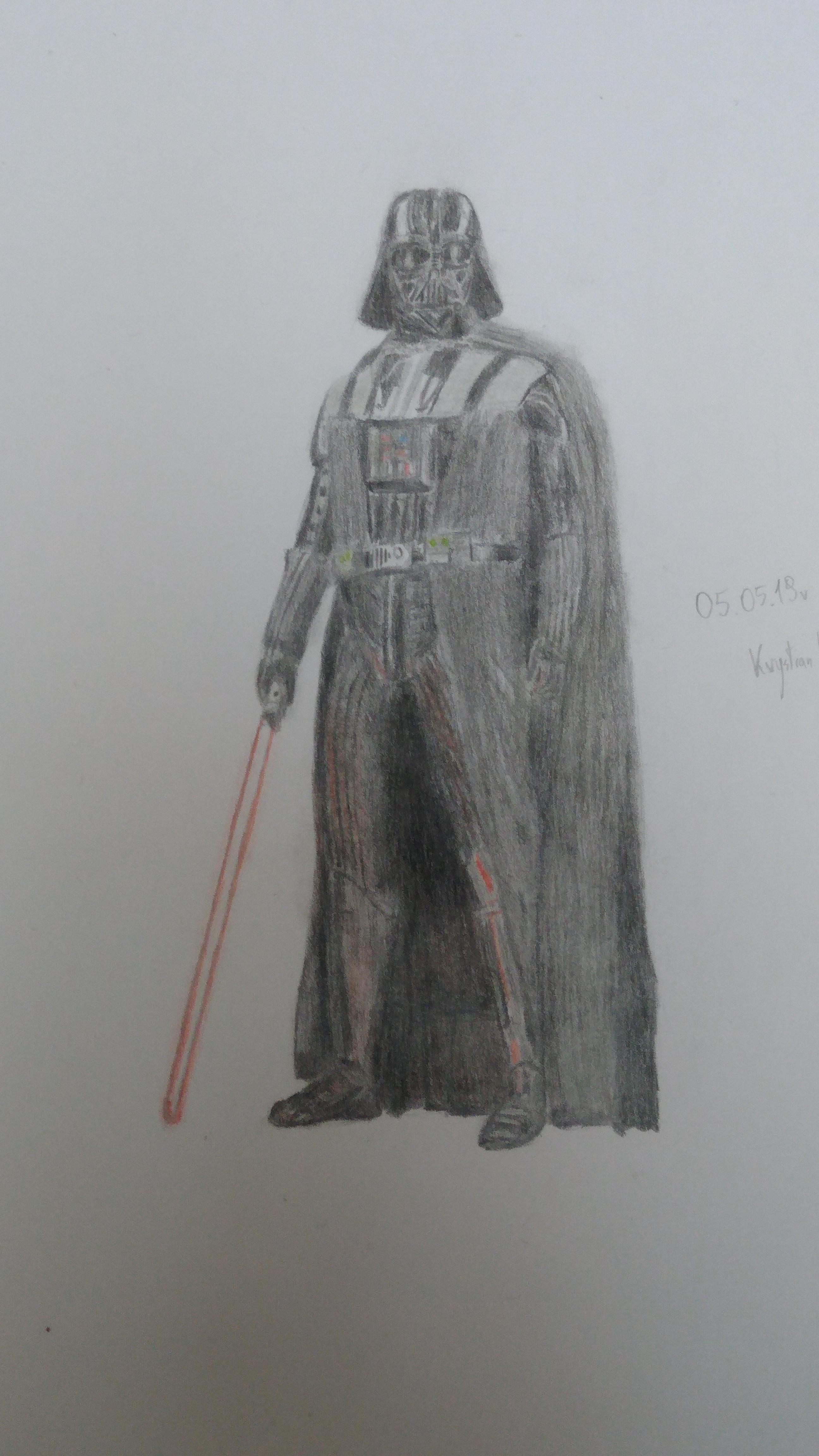 Detail Darth Vader Pencil Drawing Nomer 33