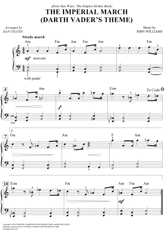 Detail Darth Vader Piano Notes Nomer 5