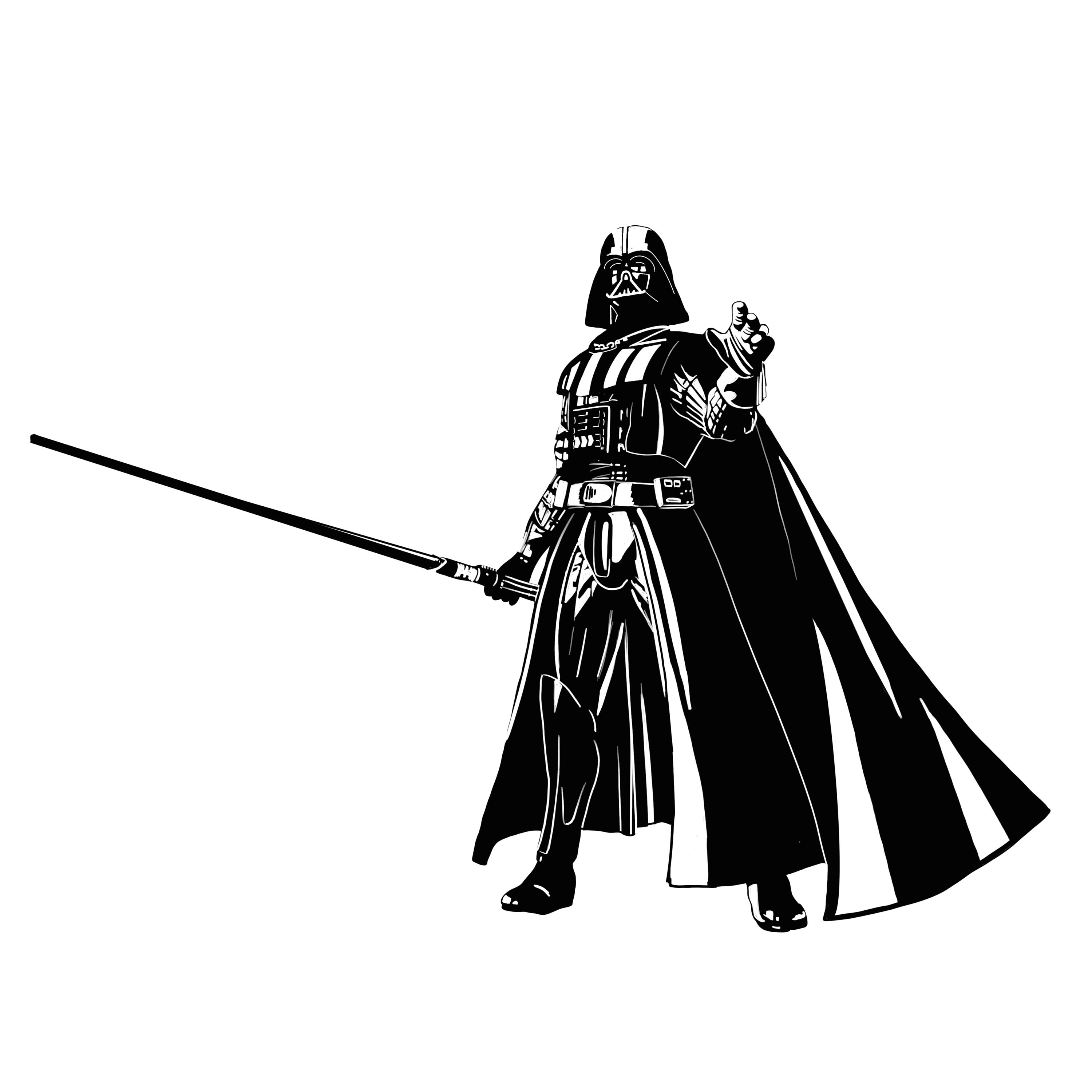 Detail Darth Vader Silhouette Png Nomer 5