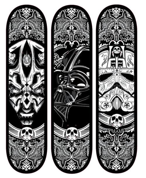 Detail Darth Vader Skateboard Nomer 27