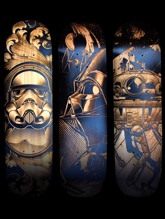 Detail Darth Vader Skateboard Nomer 39