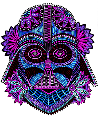 Detail Darth Vader Sugar Skull Nomer 16