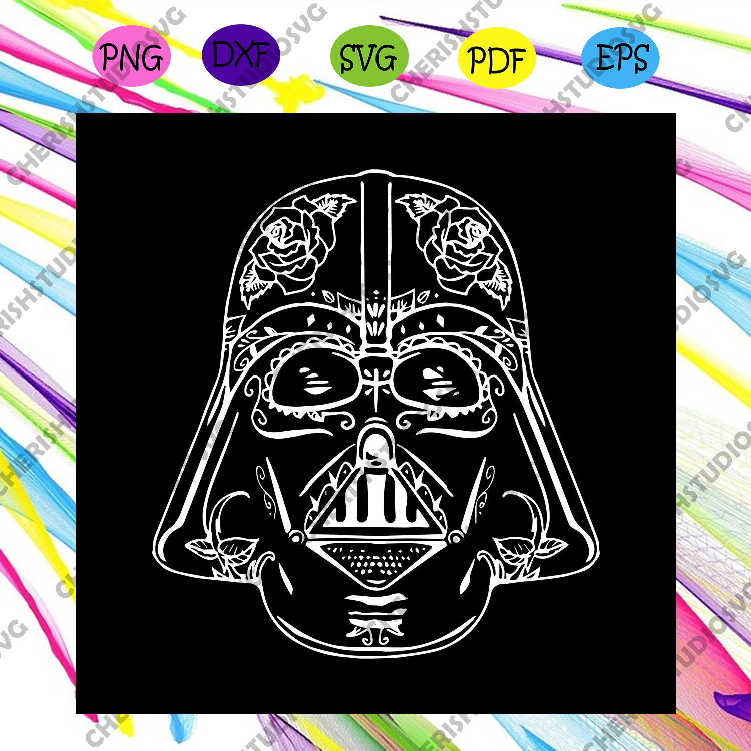 Detail Darth Vader Sugar Skull Nomer 45