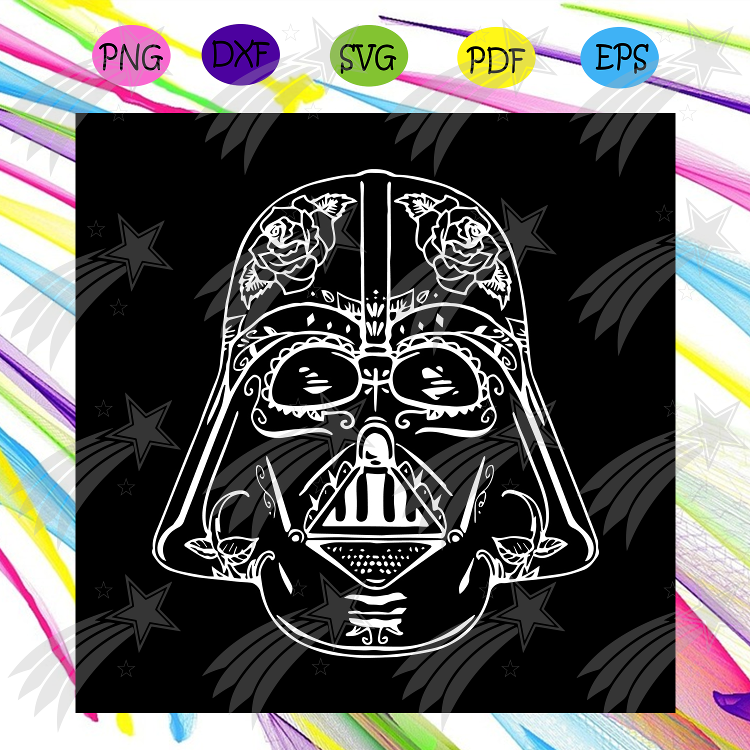 Detail Darth Vader Sugar Skull Nomer 51