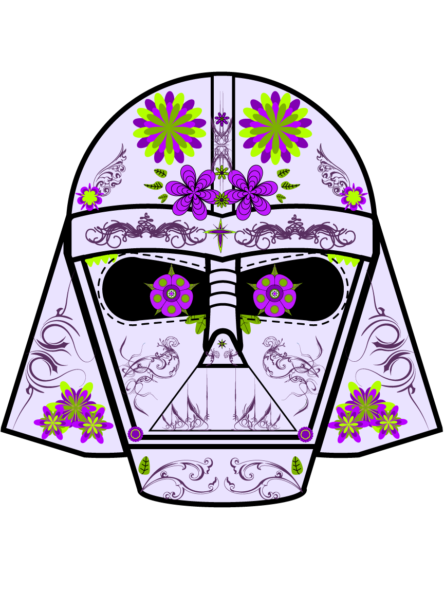 Detail Darth Vader Sugar Skull Nomer 53