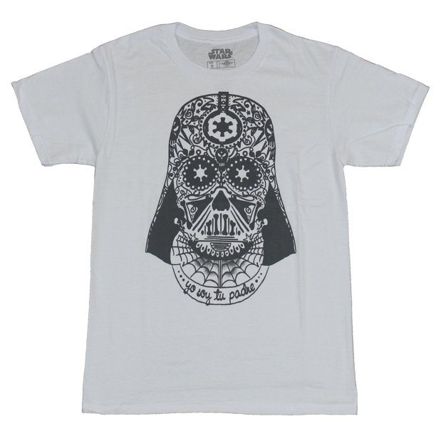 Detail Darth Vader Sugar Skull Shirt Nomer 11