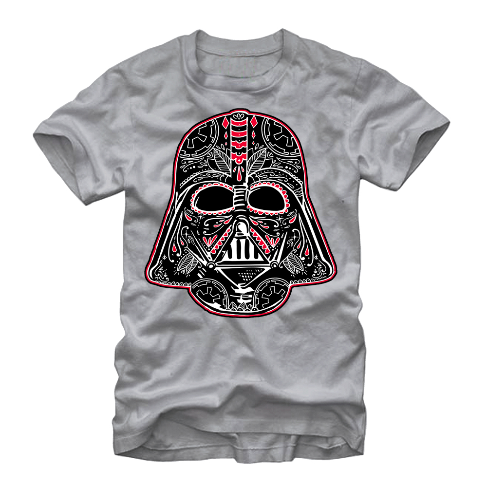 Detail Darth Vader Sugar Skull Shirt Nomer 10