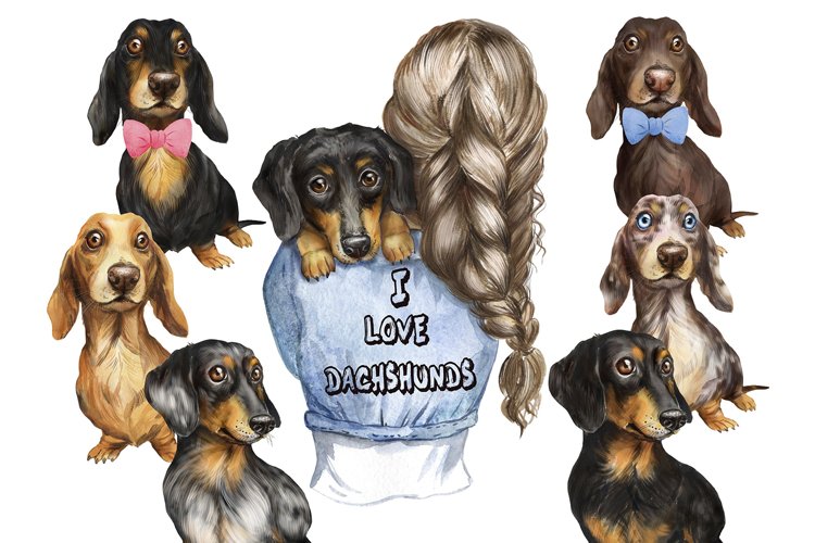 Detail Daschund Clipart Nomer 13