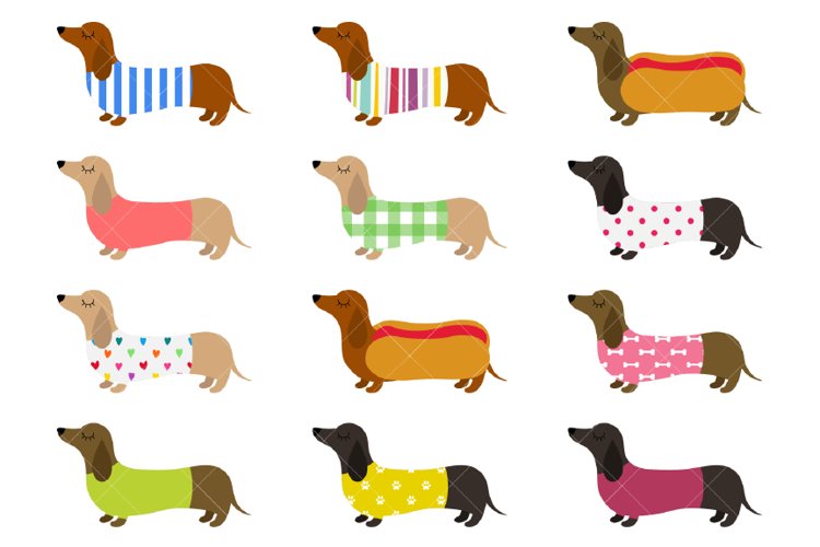 Detail Daschund Clipart Nomer 18