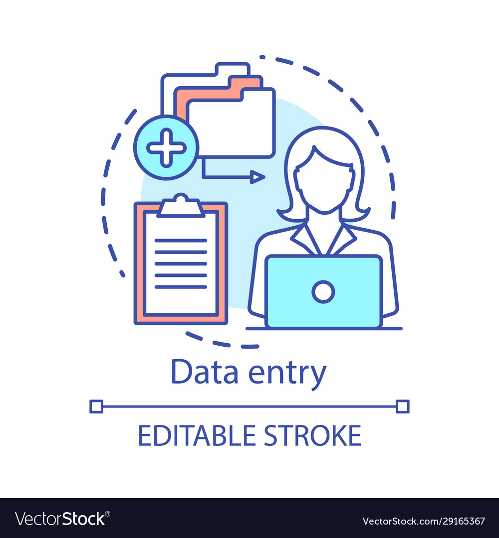 Detail Data Entry Icon Nomer 13