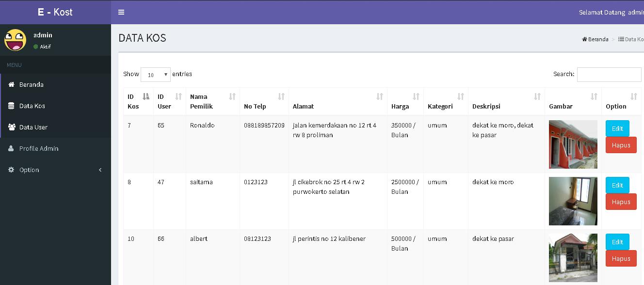Detail Database Kos Gambar Database Kos Nomer 6