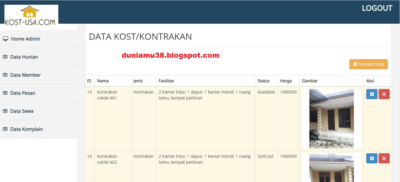 Detail Database Kos Gambar Database Pegawai Nomer 45