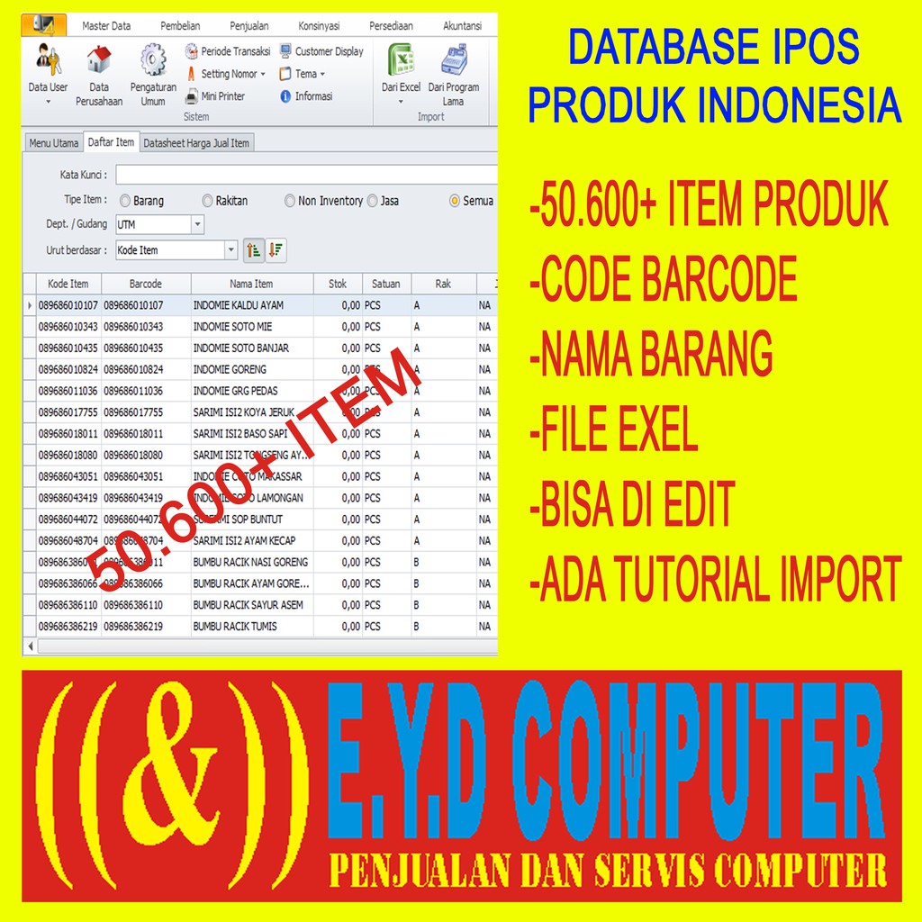 Detail Database Kos Gambar Database Toko Nomer 30