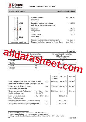 Detail Datasheet Dioda 1n4148 Nomer 14