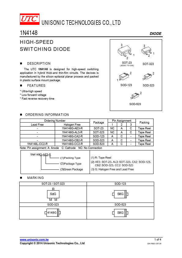 Detail Datasheet Dioda 1n4148 Nomer 27