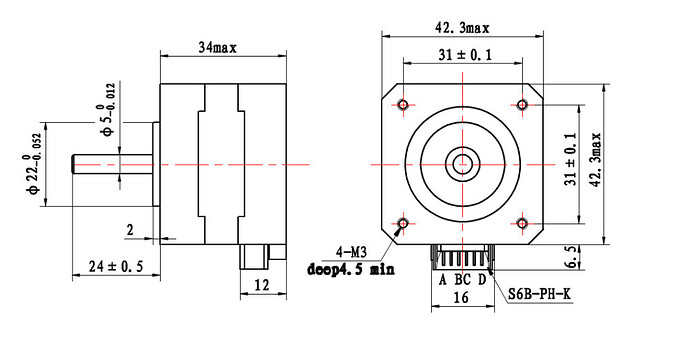 Detail Datasheet Motor Stepper Nema 17 Nomer 3