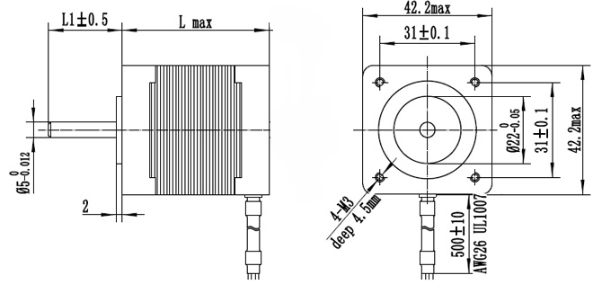 Detail Datasheet Motor Stepper Nema 17 Nomer 33