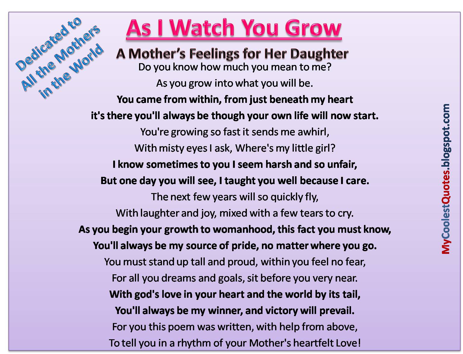 Detail Daughter Growing Up Quotes Nomer 19