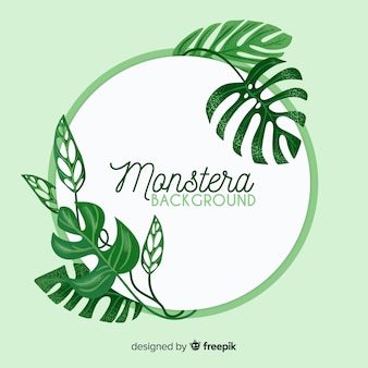 Detail Daun Monstera Vector Nomer 24