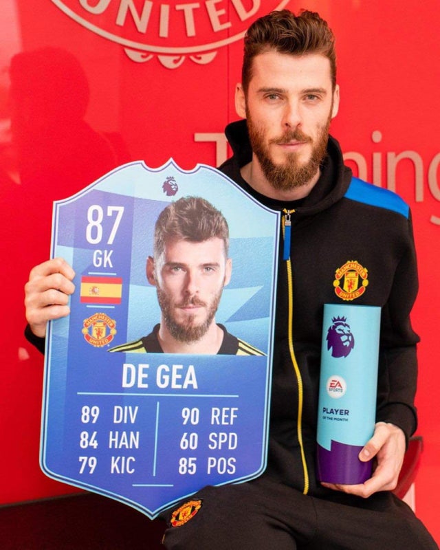 Detail David De Gea Fifa 17 Nomer 28